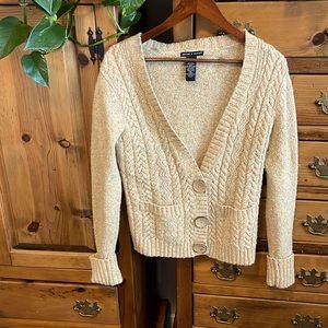 🌸Deane & White wool/cotton blend cardigan